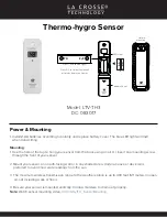 La Crosse Technology LTV-TH3 Manual предпросмотр