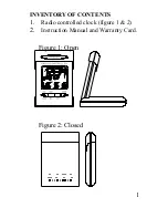 Предварительный просмотр 3 страницы La Crosse Technology Radio-Controlled Travel Alarm Clock WT-2160 Instruction Manual