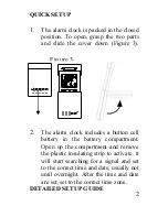 Предварительный просмотр 4 страницы La Crosse Technology Radio-Controlled Travel Alarm Clock WT-2160 Instruction Manual