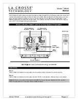 La Crosse Technology T83646 Manual preview