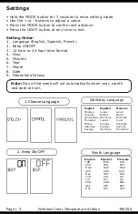 Preview for 4 page of La Crosse Technology T85258 Manual