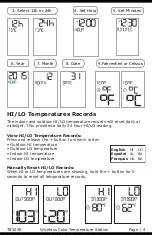 Preview for 5 page of La Crosse Technology T85258 Manual