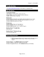 Preview for 23 page of La Crosse Technology WEATHER DIRECT WD-3103U Owner'S Manual