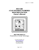 Preview for 1 page of La Crosse Technology Weather Direct WD-3307 Owner'S Manual