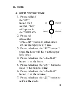 Preview for 11 page of La Crosse Technology Wireless 433 MHz Temperature Station WS-9014U Instruction Manual