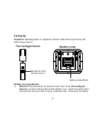 Preview for 4 page of La Crosse Technology WS-1610TWC-IT Quick Setup Manual