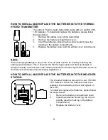 Preview for 9 page of La Crosse Technology WS- 1910TWC-IT Instruction Manual