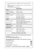 Preview for 5 page of La Crosse Technology WS-6020U-IT Instruction Manual