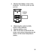 Preview for 10 page of La Crosse Technology WS-7013U-IT Instruction Manual