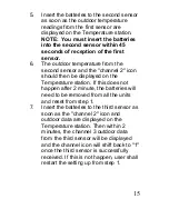 Preview for 15 page of La Crosse Technology WS-7013U-IT Instruction Manual