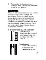 Preview for 17 page of La Crosse Technology WS-7013U-IT Instruction Manual