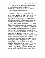 Preview for 23 page of La Crosse Technology WS-7013U-IT Instruction Manual