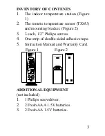 Preview for 3 page of La Crosse Technology WS-7013U Instruction Manual