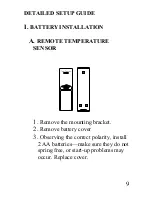 Preview for 9 page of La Crosse Technology WS-7013U Instruction Manual