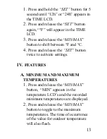 Preview for 13 page of La Crosse Technology WS-7013U Instruction Manual