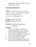 Preview for 13 page of La Crosse Technology WS-7034U-IT Instruction Manual