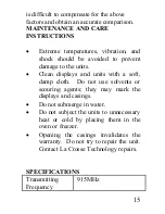 Preview for 15 page of La Crosse Technology WS-7034U-IT Instruction Manual