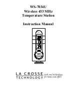 La Crosse Technology WS-7034U Instruction Manual preview