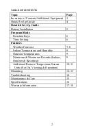 Preview for 2 page of La Crosse Technology WS-7049-Mah Instruction Manual