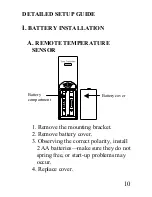 Preview for 10 page of La Crosse Technology WS-7136U Instruction Manual