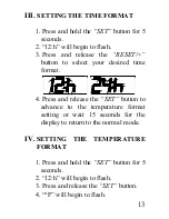 Preview for 13 page of La Crosse Technology WS-7136U Instruction Manual