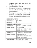 Preview for 48 page of La Crosse Technology WS-7213U Instruction Manual