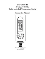 La Crosse Technology WS-7215U-IT Instruction Manual preview