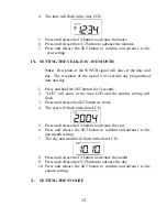 Preview for 12 page of La Crosse Technology WS-7215U-IT Instruction Manual