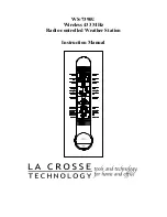 La Crosse Technology WS-7390U Instruction Manual preview