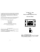 Preview for 7 page of La Crosse Technology WS-8011UM Instruction Manual