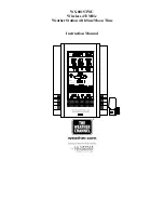 La Crosse Technology WS-8015TWC Instruction Manual preview