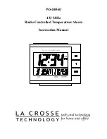 La Crosse Technology WS-8056U Instruction Manual preview