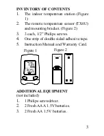 Preview for 3 page of La Crosse Technology WS-9002U Instruction Manual