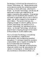 Preview for 20 page of La Crosse Technology WS-9002U Instruction Manual