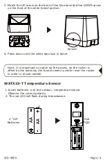 Предварительный просмотр 5 страницы La Crosse Technology WS-9005 Instructional Manual