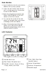 Preview for 6 page of La Crosse Technology WS-9005 Instructional Manual