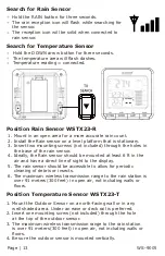 Preview for 14 page of La Crosse Technology WS-9005 Instructional Manual