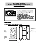 La Crosse Technology WS-9020U Instruction Manual preview