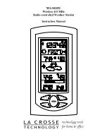 La Crosse Technology WS-9035U Instruction Manual preview