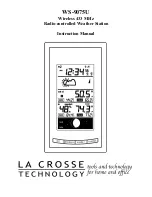 La Crosse Technology WS-9075TWC Instruction Manual preview