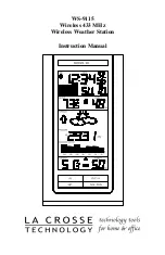 Предварительный просмотр 1 страницы La Crosse Technology WS-9115TWC Instruction Manual