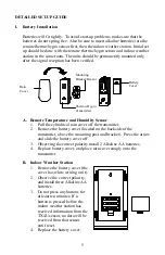 Предварительный просмотр 5 страницы La Crosse Technology WS-9115TWC Instruction Manual