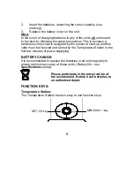 Preview for 6 page of La Crosse Technology WS-9124TWC-IT Instruction Manual