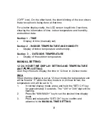 Preview for 8 page of La Crosse Technology WS-9124TWC-IT Instruction Manual