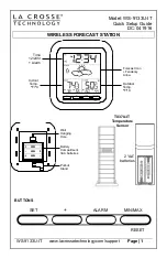 La Crosse Technology WS-9133BK-IT Quick Setup Manual preview