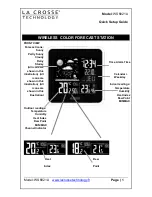 La Crosse Technology WS6821A Quick Setup Manual preview