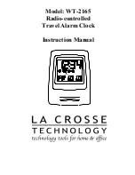 La Crosse Technology WT-2165 Instruction Manual preview