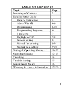 Предварительный просмотр 2 страницы La Crosse Technology WT-2165U Instruction Manual