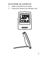 Предварительный просмотр 3 страницы La Crosse Technology WT-2165U Instruction Manual