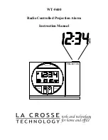 La Crosse Technology WT-5600 Instruction Manual preview